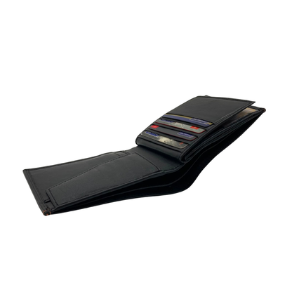 Antq, Smooth Leather Wallet With Inside Leather Lining # 1890C