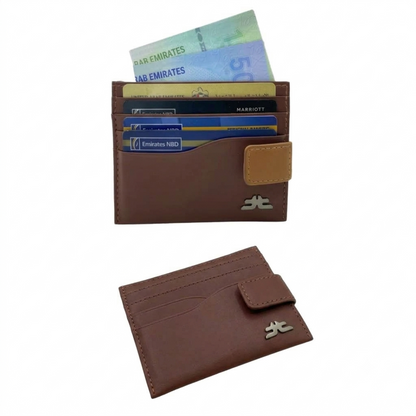 Slim Card Case & Cash Wallet Compact Size # 4257BL