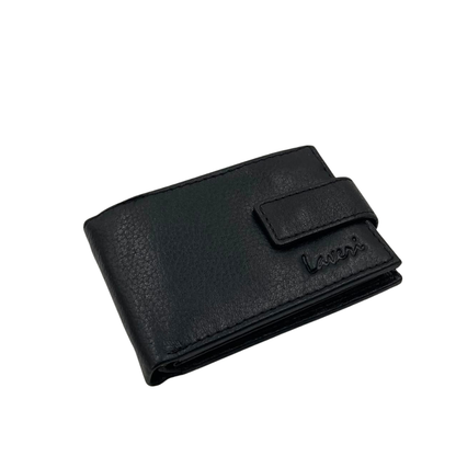 Mens Genuine Leather Mens wallet Leather Lined Bi fold Wallet For Men # 1020L