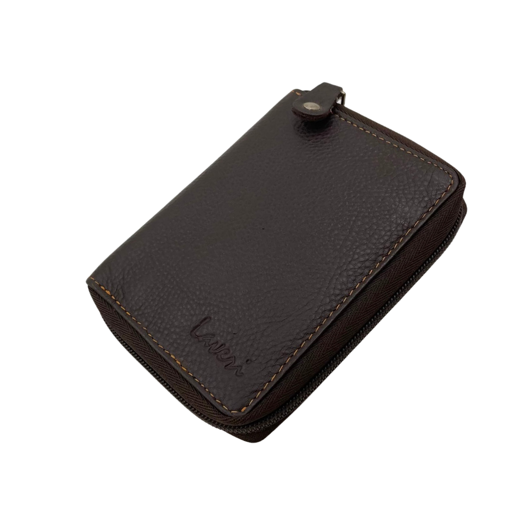 Fullzip leather mens Wallet #4101Z