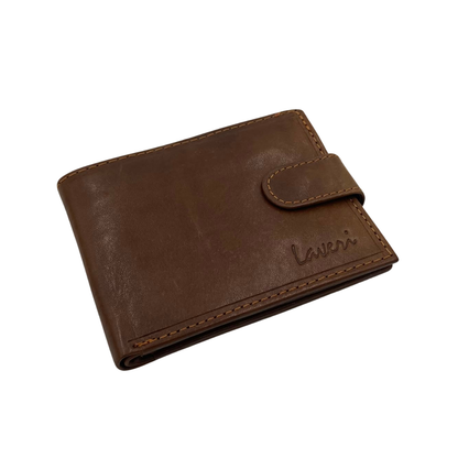 Antq, Smooth Leather Wallet With Inside Leather Lining # 1981CL