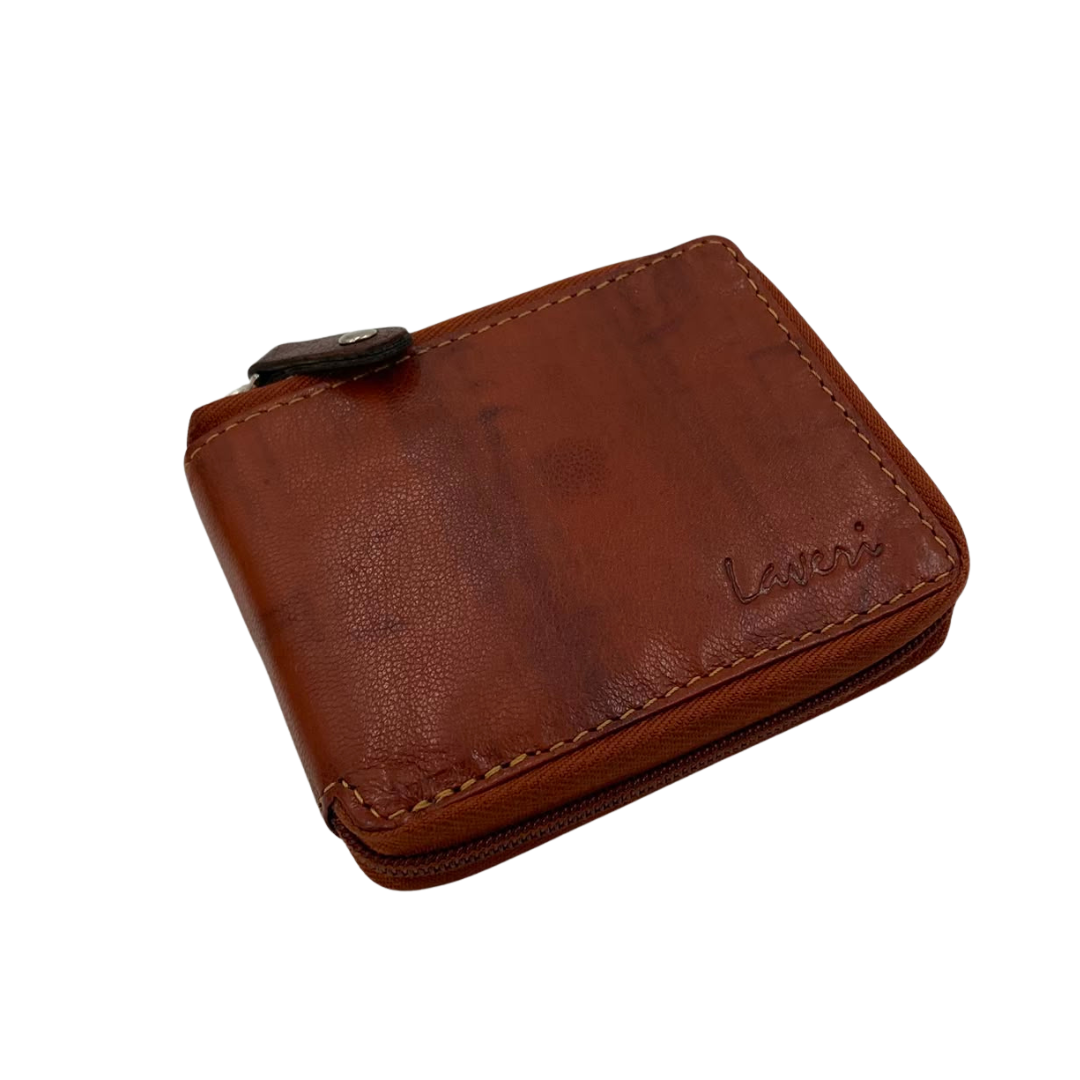 Fullzip leather mens Wallet #892Z