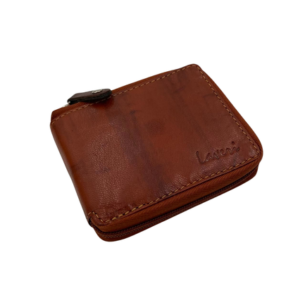 Fullzip leather mens Wallet #892Z