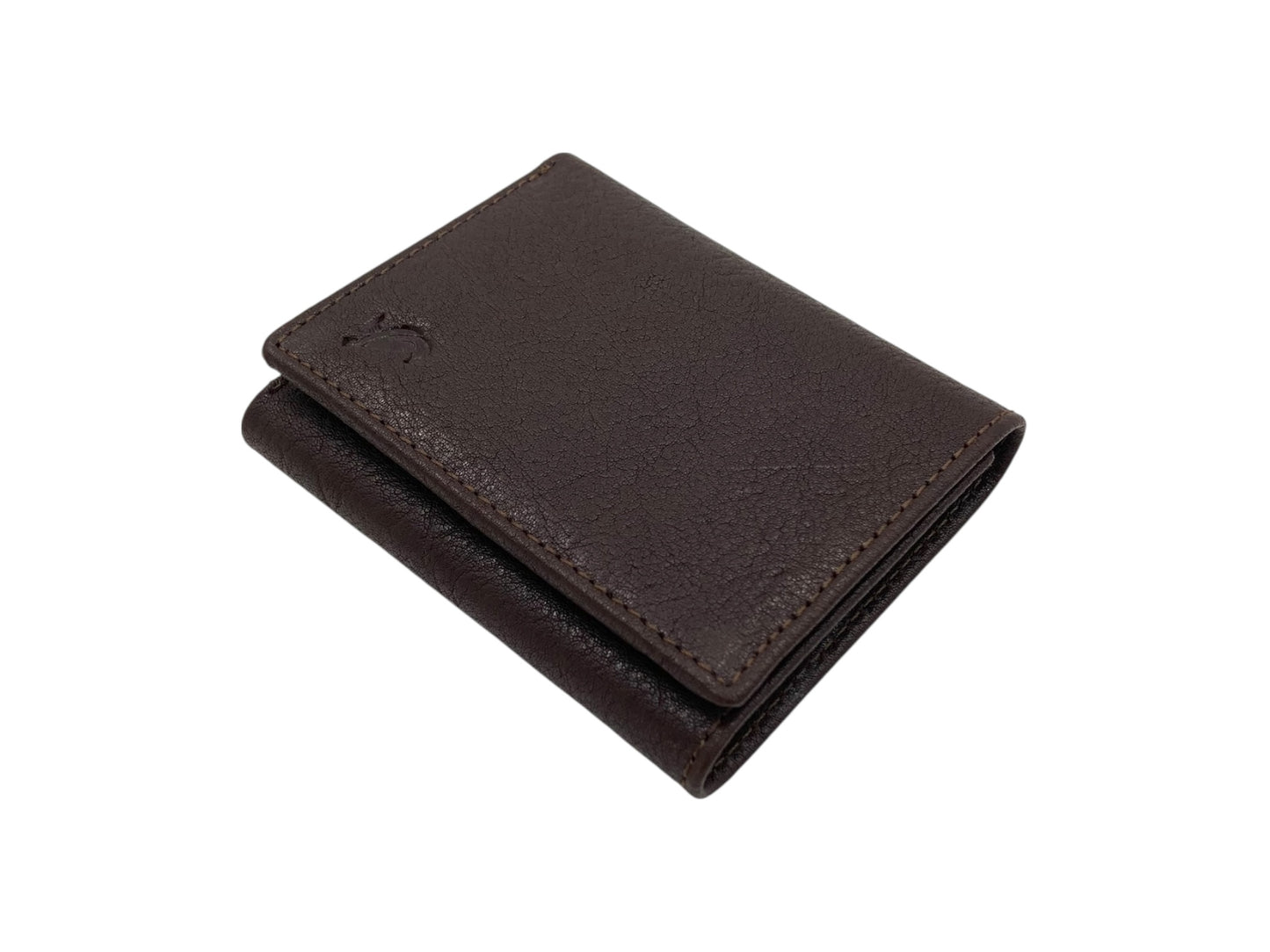 VacaPelle 8-10 Cards Trifold Genuine Leather Wallet # 4699