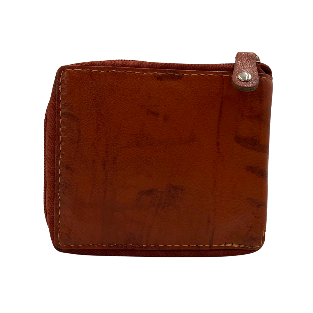 Fullzip leather mens Wallet #1261Z