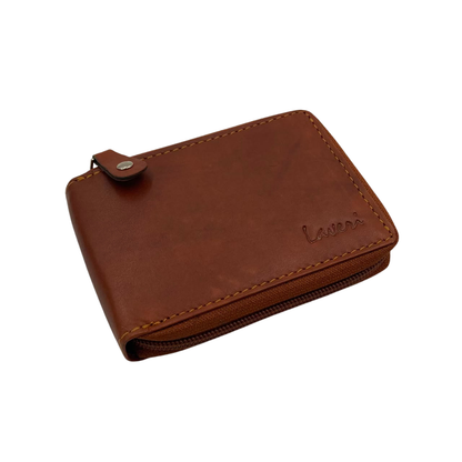 Fullzip leather mens Wallet #1756Z