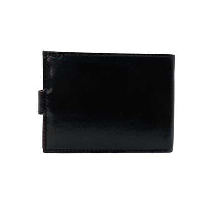 Classic Men's Waterproof Bifold Leather Wallet with Flip ID Window #1728L
