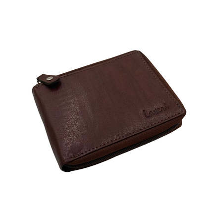 Fullzip leather mens Wallet #1406CZ