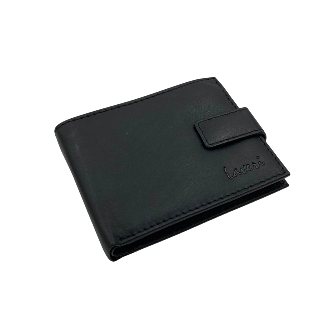 Mens Genuine Leather Mens wallet Leather Lined Bi fold Wallet For Men # 1013L