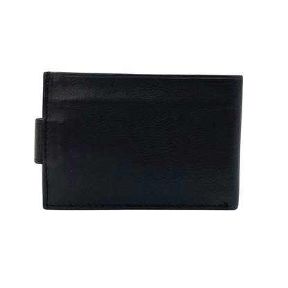 Mens Genuine Leather Mens wallet Leather Lined Bi fold Wallet For Men # 1020L