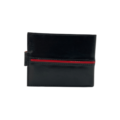 Classic Men's Waterproof Bifold Leather Wallet with Flip ID Window #1729 L (C.L.)