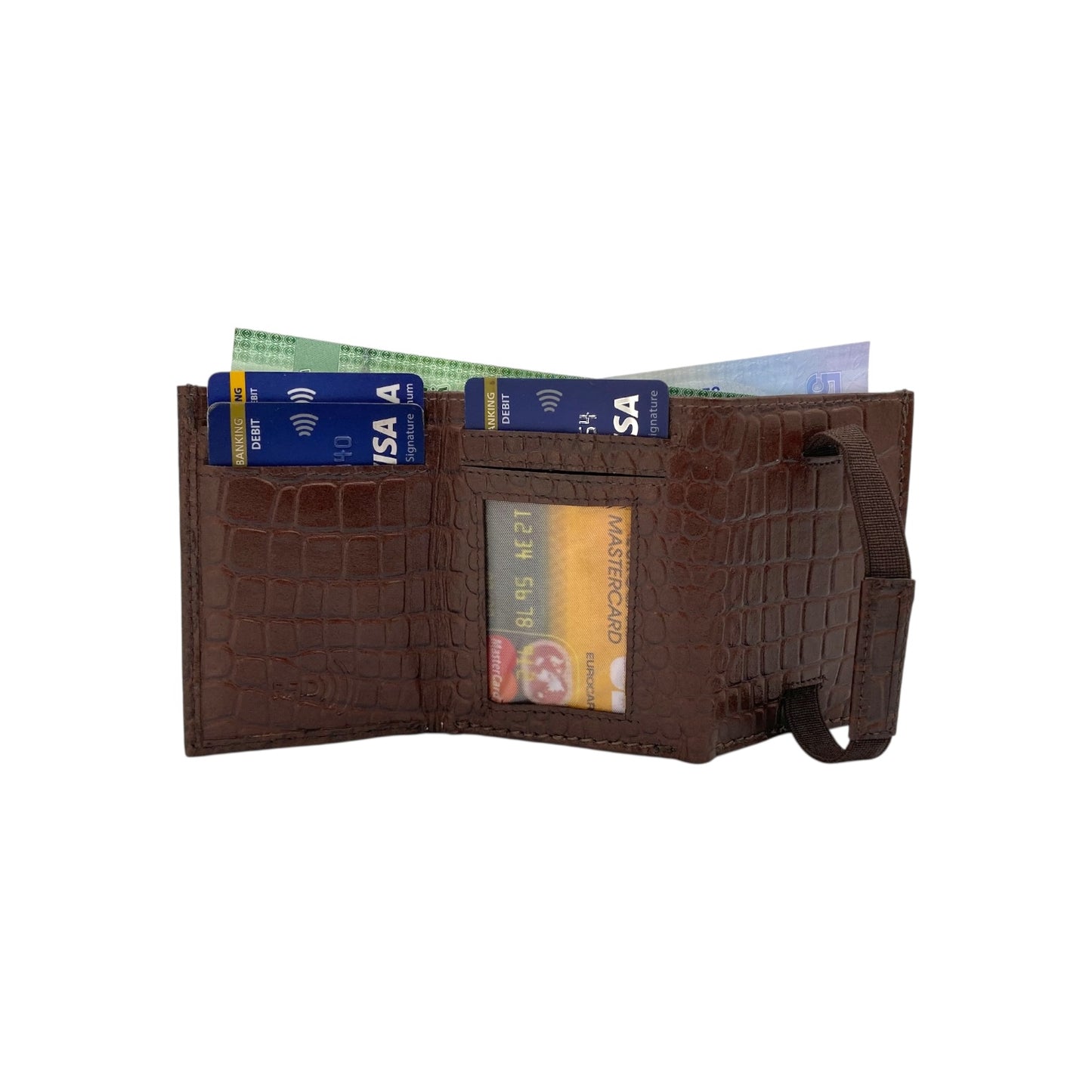 RFID Compact Z-Trifold Cards & Cash Wallet #  1891Z