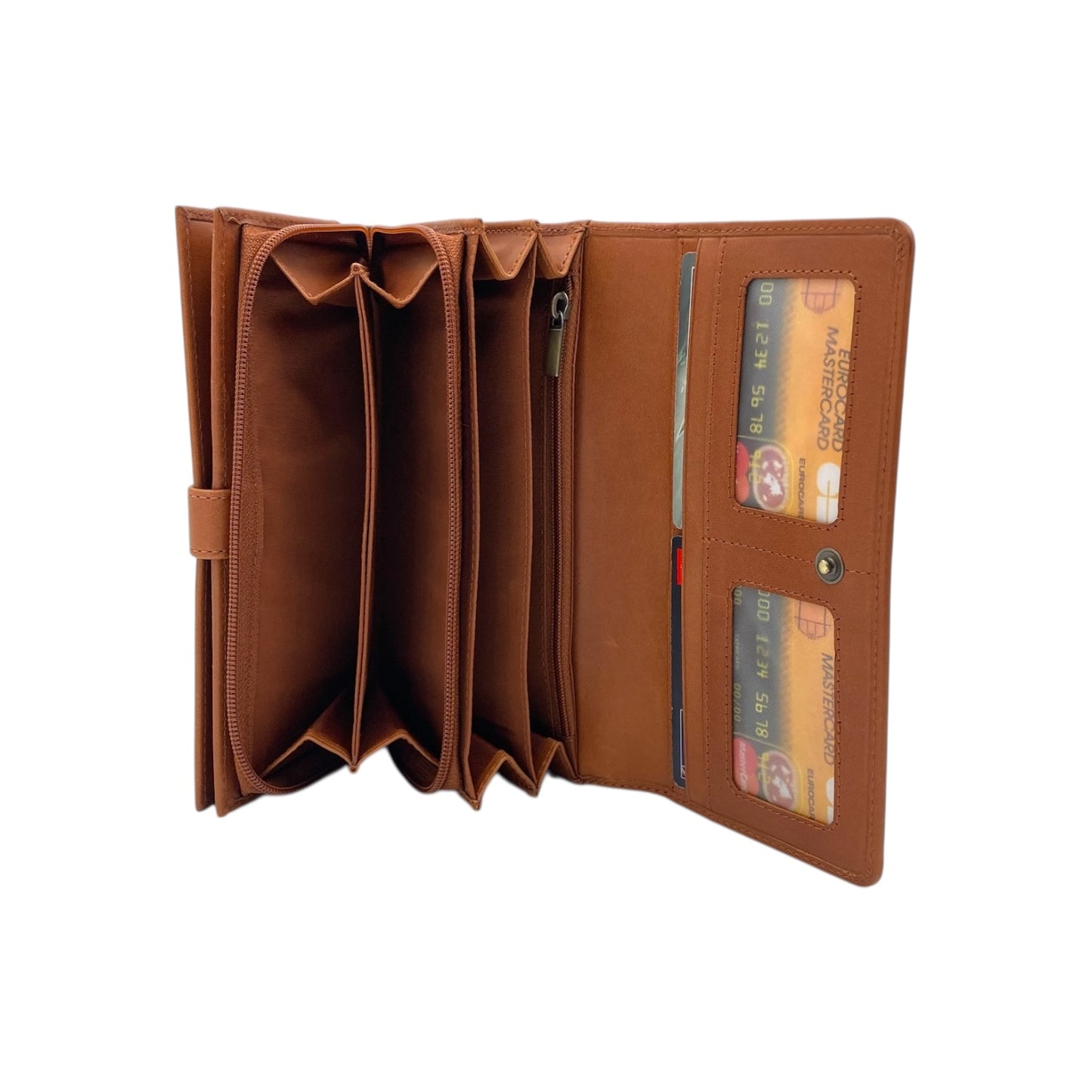 Italian Leather RFID  Women's Multipurpose Leather Wallet # 1252B