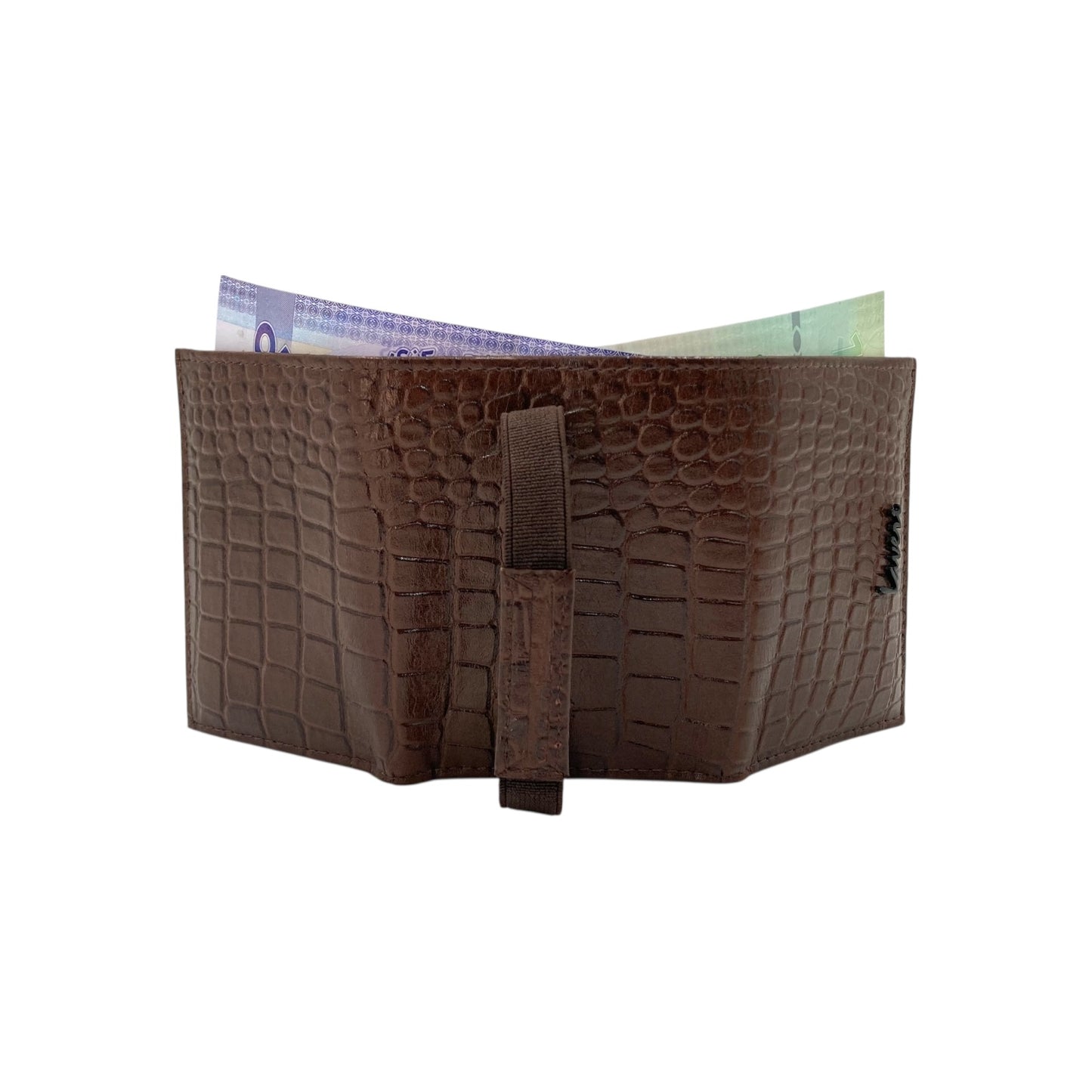 RFID Compact Trifold Cards & Cash Wallet #  1891 Elastic
