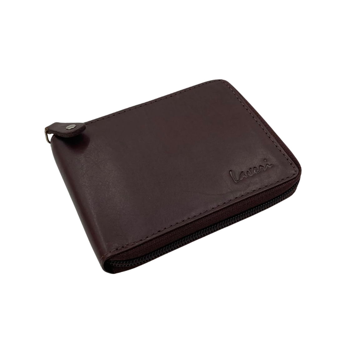Fullzip leather mens Wallet #1013CZ