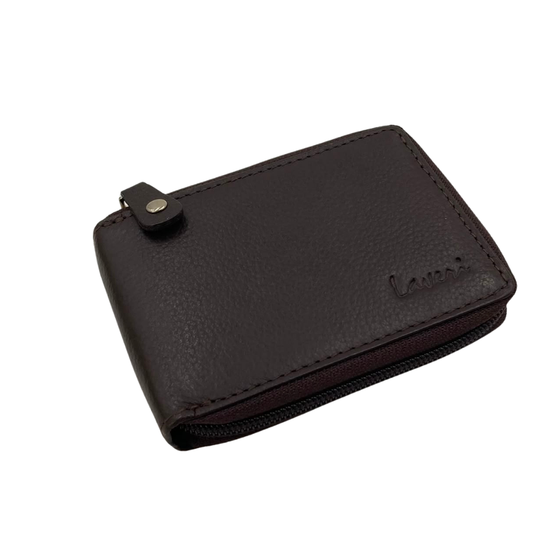 Fullzip leather mens Wallet #1756Z