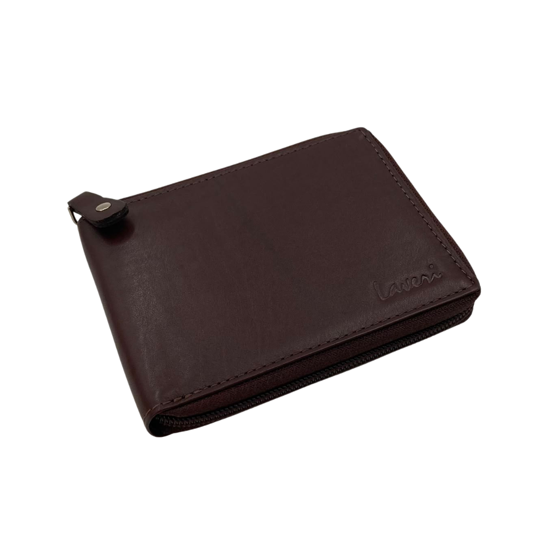 Fullzip leather mens Wallet #1406Z