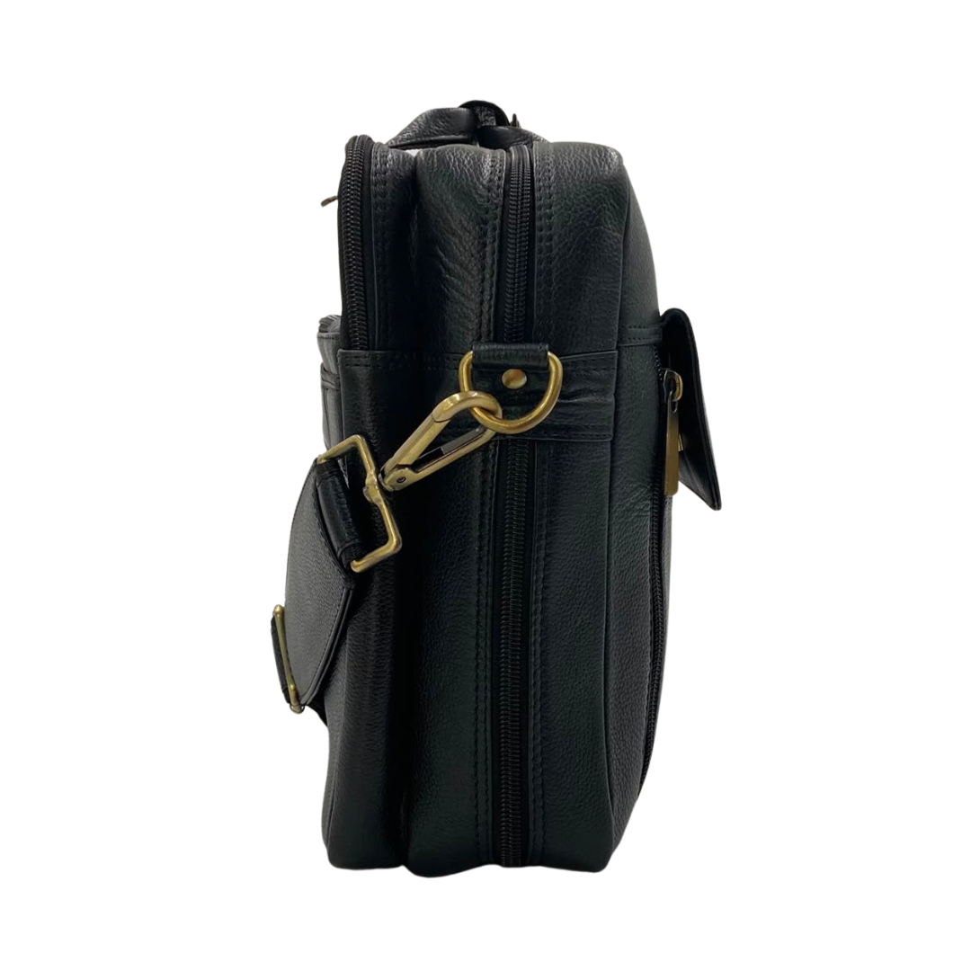 Expandable Leather Laptop Organiser Premium  # 2819