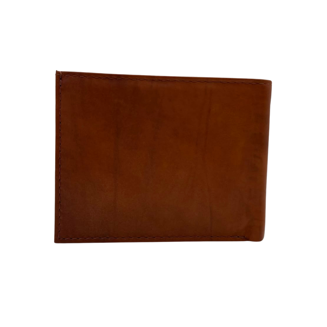 Antq, Smooth Leather Wallet With Inside Leather Lining  # 1699