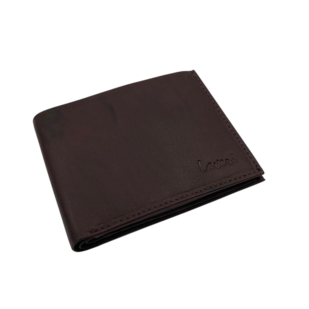 Antq, Smooth Leather Wallet With Inside Leather Lining # 1890C
