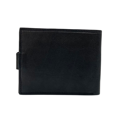 Mens Genuine Leather Mens wallet Leather Lined Bi fold Wallet For Men # 1326L