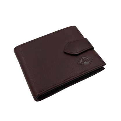 Mens Genuine Leather Mens wallet Leather Lined Bi fold Wallet For Men # JD 2007