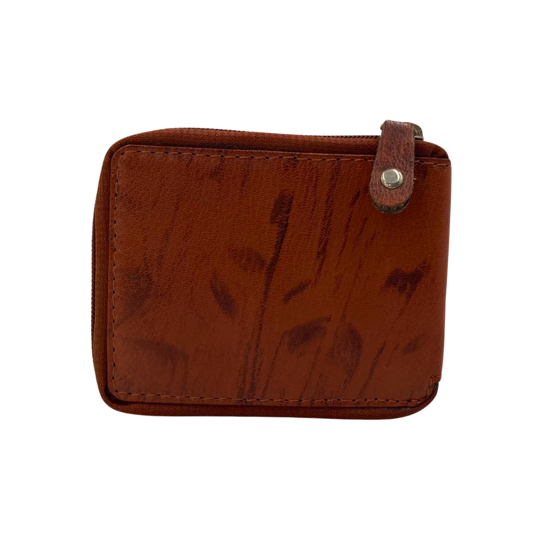 Fullzip leather mens Wallet #1541Z