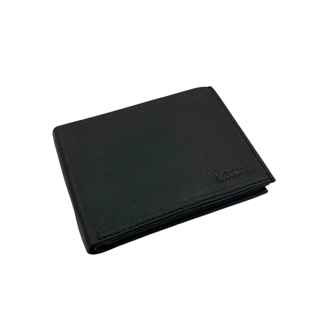 Antq, Smooth Leather Wallet With Inside Leather Lining # 1886C