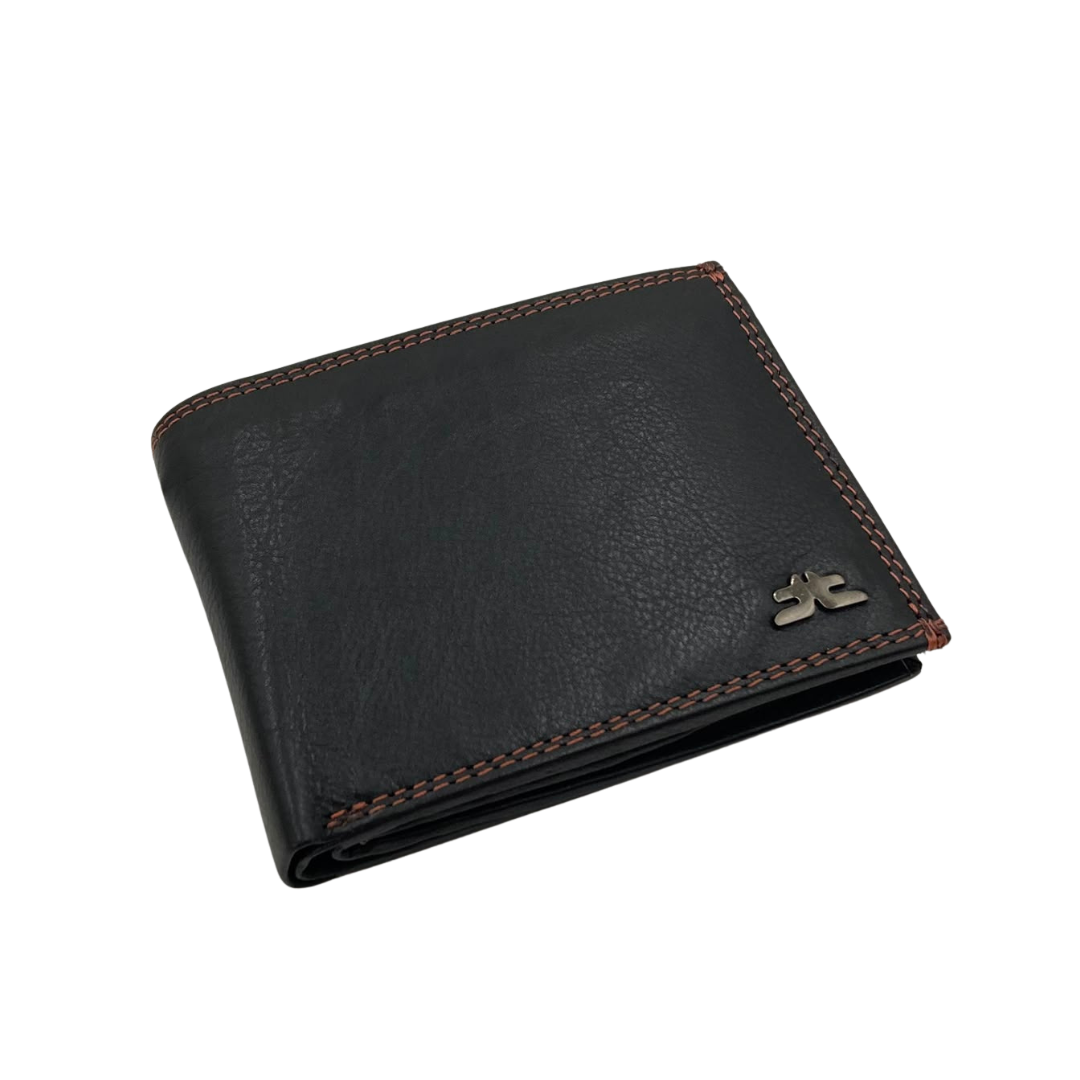 Antq, Smooth Leather Wallet With Inside Leather Lining # 1890C