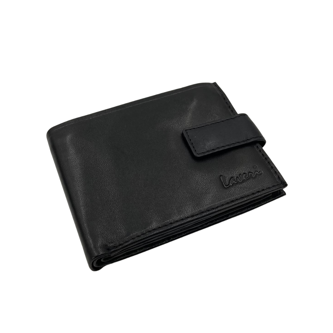 Antq, Smooth Leather Wallet With Inside Leather Lining # 1888L