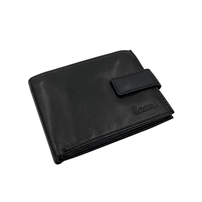 Antq, Smooth Leather Wallet With Inside Leather Lining # 1888L