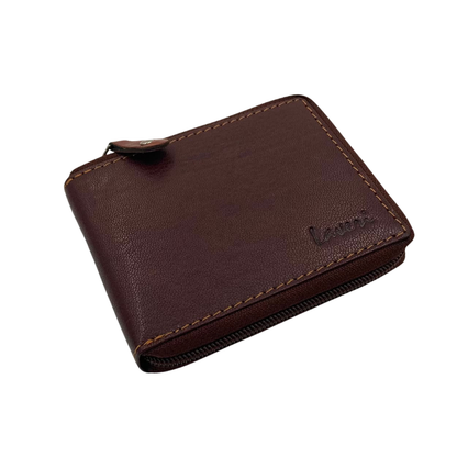 Fullzip leather mens Wallet #983CZ