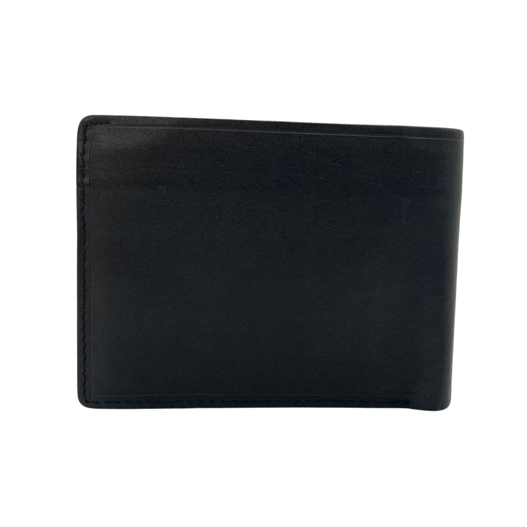 Mens Genuine Leather Mens wallet Leather Lined Bi fold Wallet For Men # 1244N