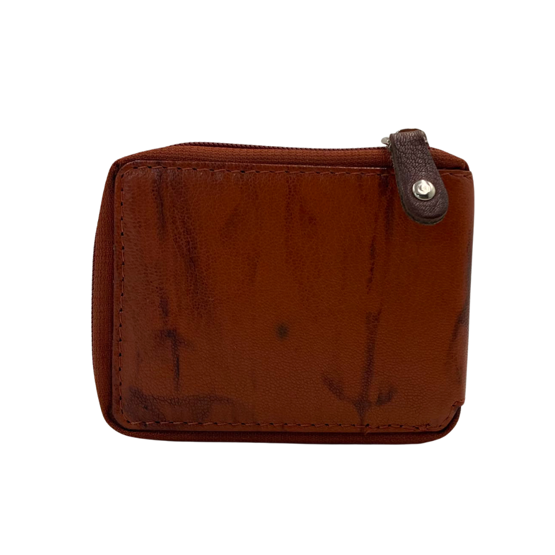 Fullzip leather mens Wallet #1541Z