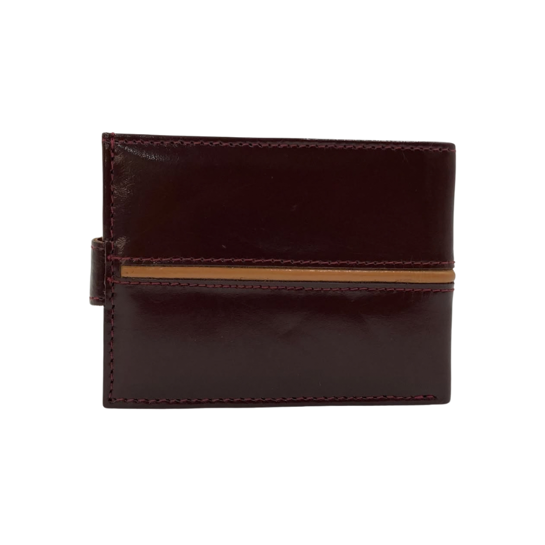 Classic Men's Waterproof Bifold Leather Wallet with Flip ID Window #1728L (C.L.)