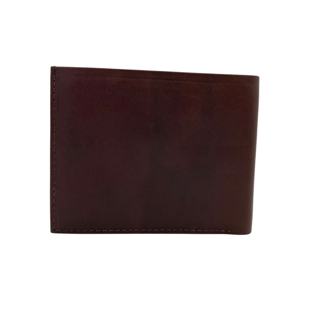Mens Genuine Leather Mens wallet Leather Lined Bi fold Wallet For Men # 797FC