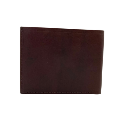 Mens Genuine Leather Mens wallet Leather Lined Bi fold Wallet For Men # 797FC
