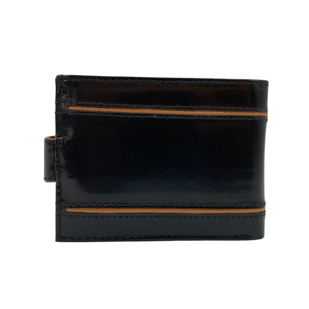 Classic Men's Waterproof Bifold Leather Wallet with Flip ID Window #1729 L (D.L.)