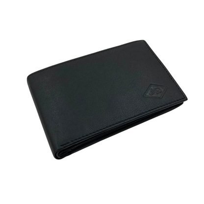 Antq, Smooth Leather Wallet With Inside Leather Lining # JD-690A