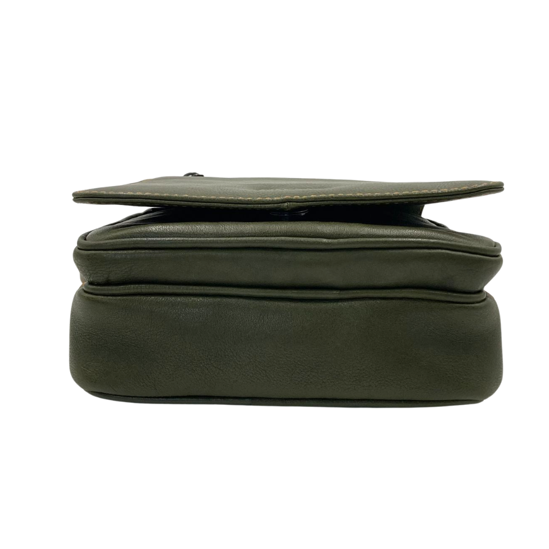 Leather Crossbody/Messenger Bag # 2353Z