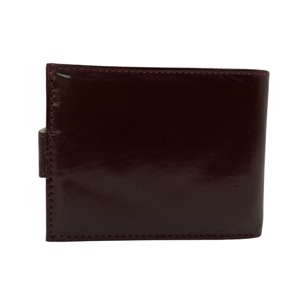 Classic Men's Waterproof Bifold Leather Wallet with Flip ID Window #1729 L