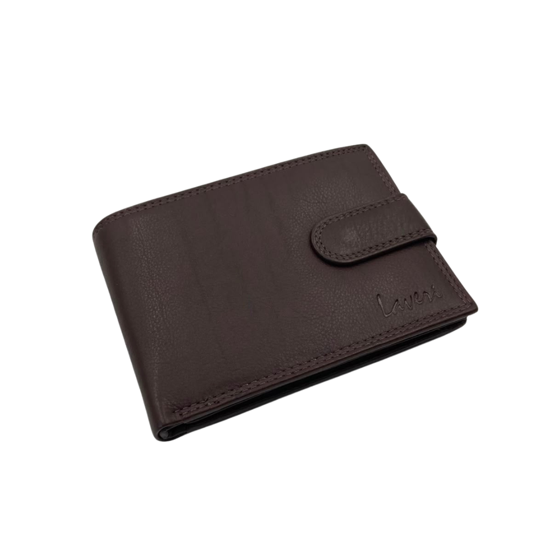 Antq, Smooth Leather Wallet With Inside Leather Lining  # 1510L
