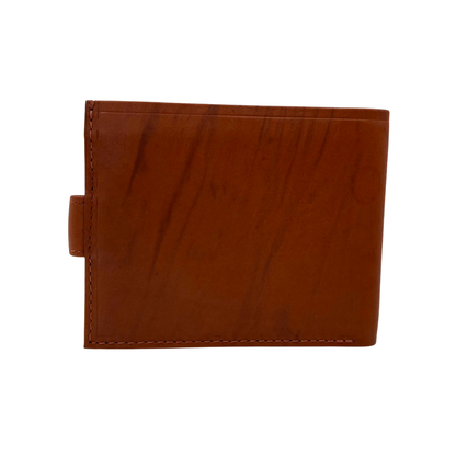 Mens Genuine Leather Mens wallet Leather Lined Bi fold Wallet For Men # 797AL