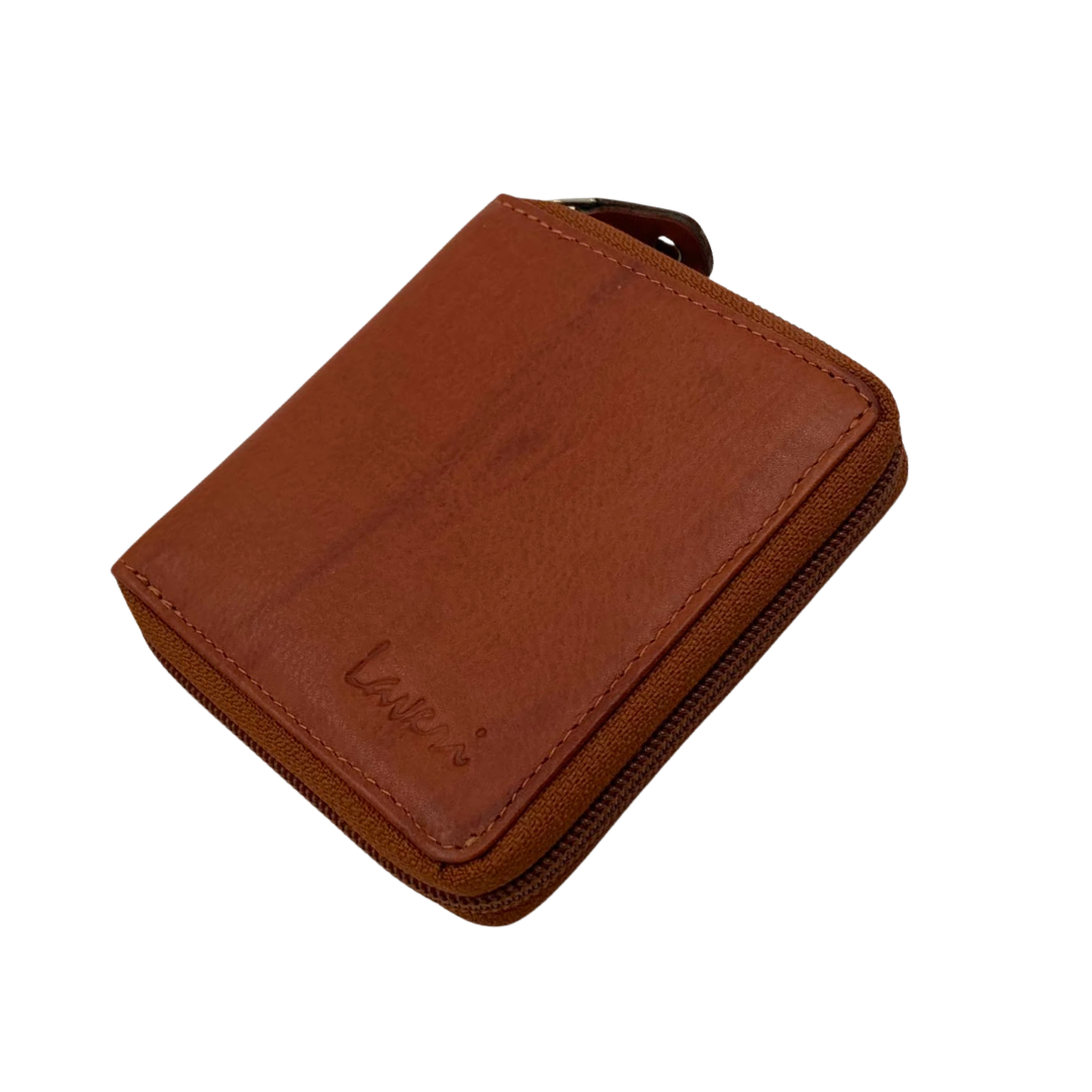 Fullzip leather mens Wallet #664CZ