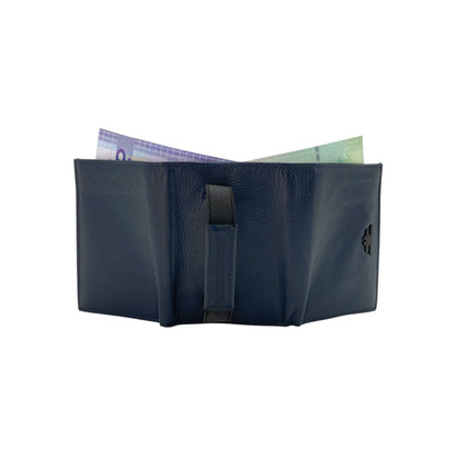 RFID Compact Trifold Cards & Cash Wallet #  1891 Elastic