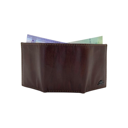 RFID Compact Trifold Cards & Cash Wallet #  1891 Open