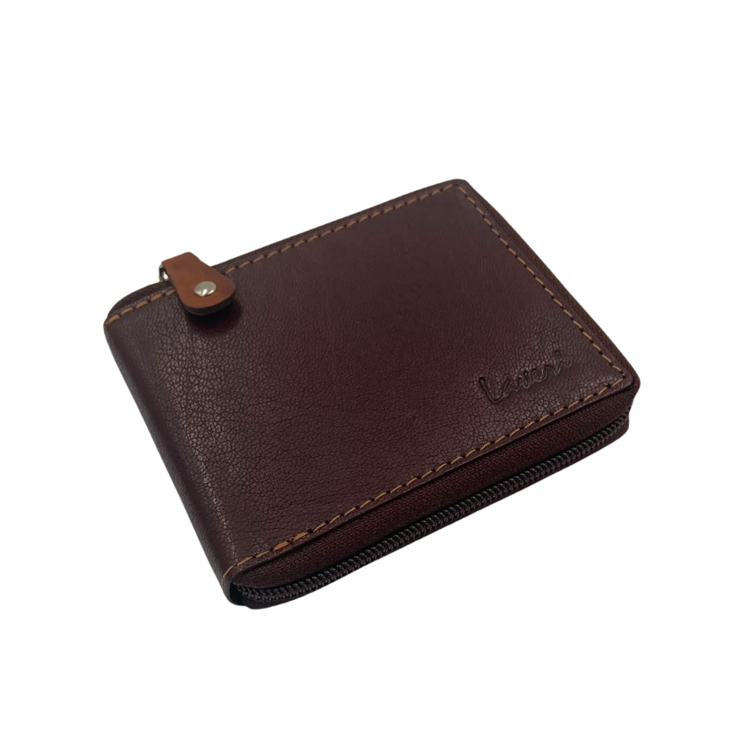 Fullzip leather mens Wallet #983AZ