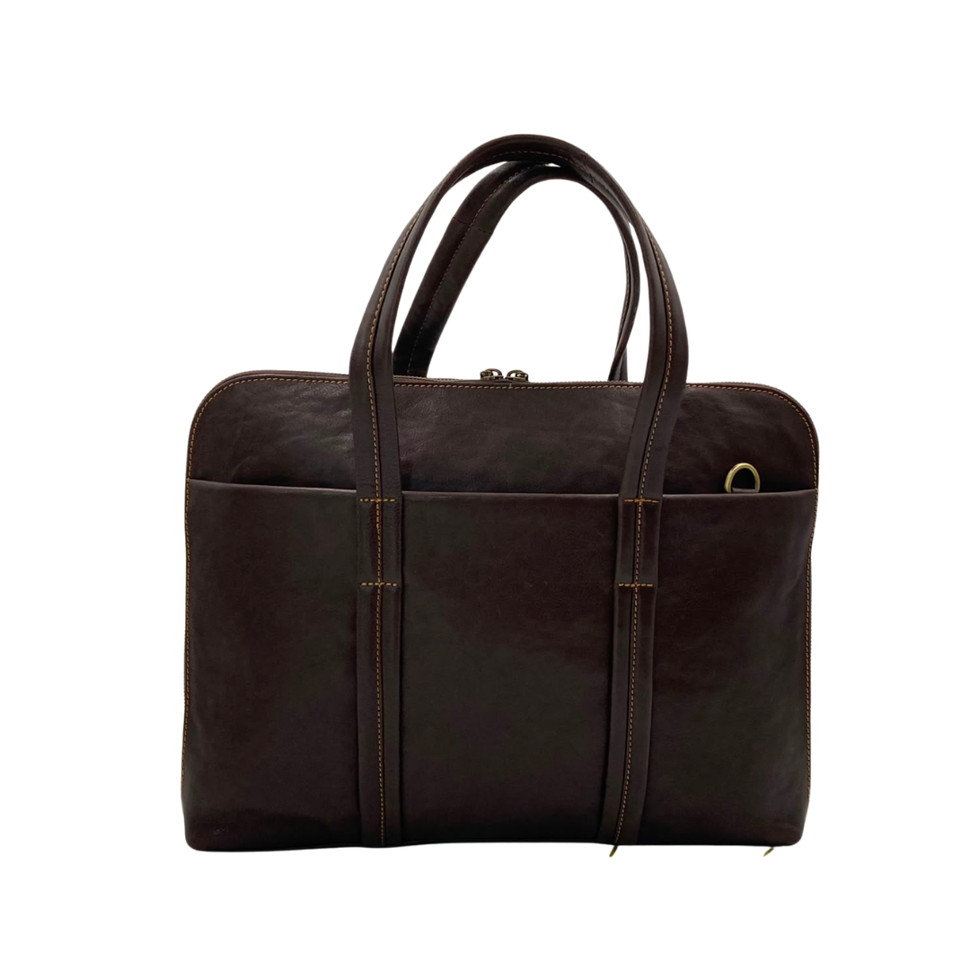 Expandable Leather Laptop Organiser Premium  # 2920