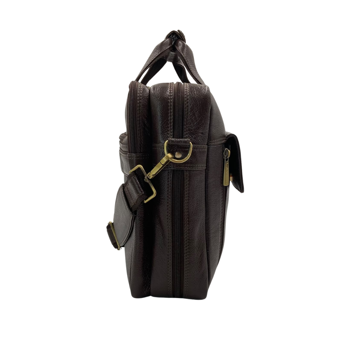Expandable Leather Laptop Organiser Premium  # 2819