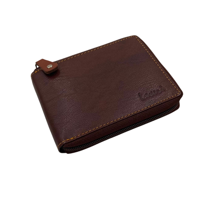 Fullzip leather mens Wallet #1013Z